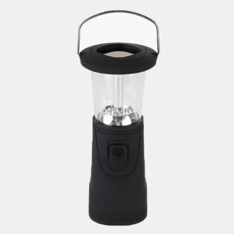 Solar Lantern Lamp 6 LED Manual Dynamo Camping
