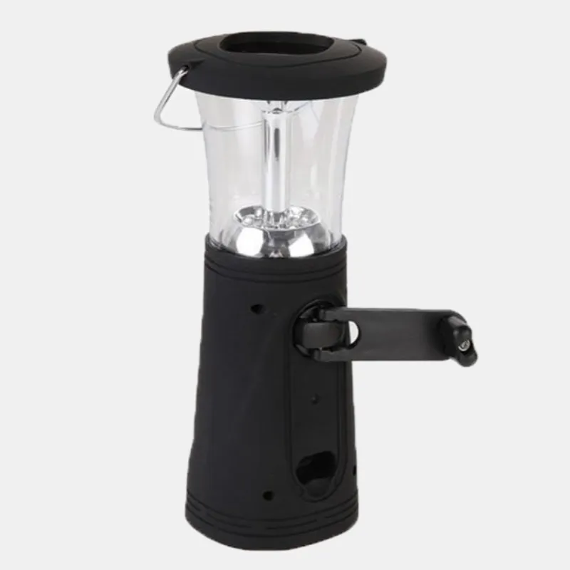 Solar Lantern Lamp 6 LED Manual Dynamo Camping