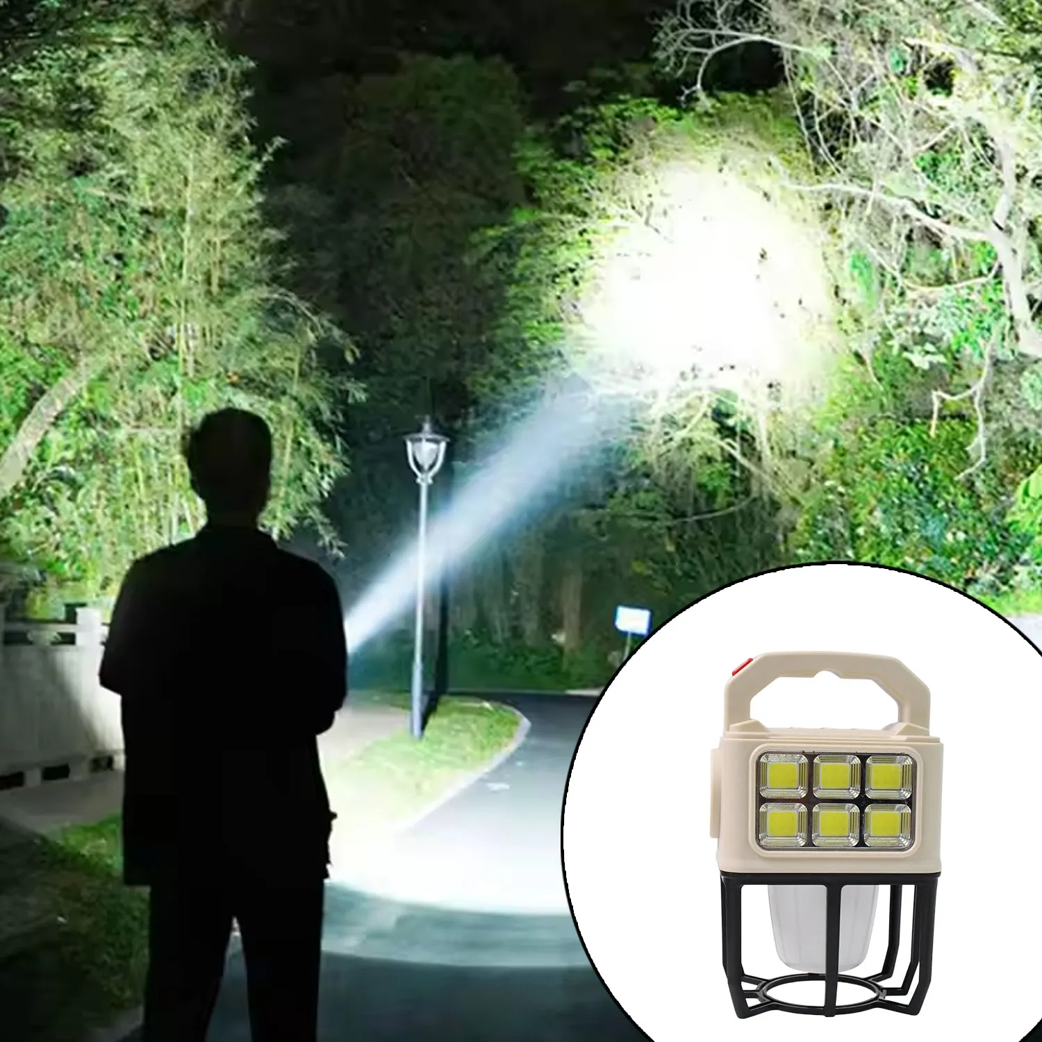Solar Portable Camping Lantern 3 Light Modes Camping Lantern