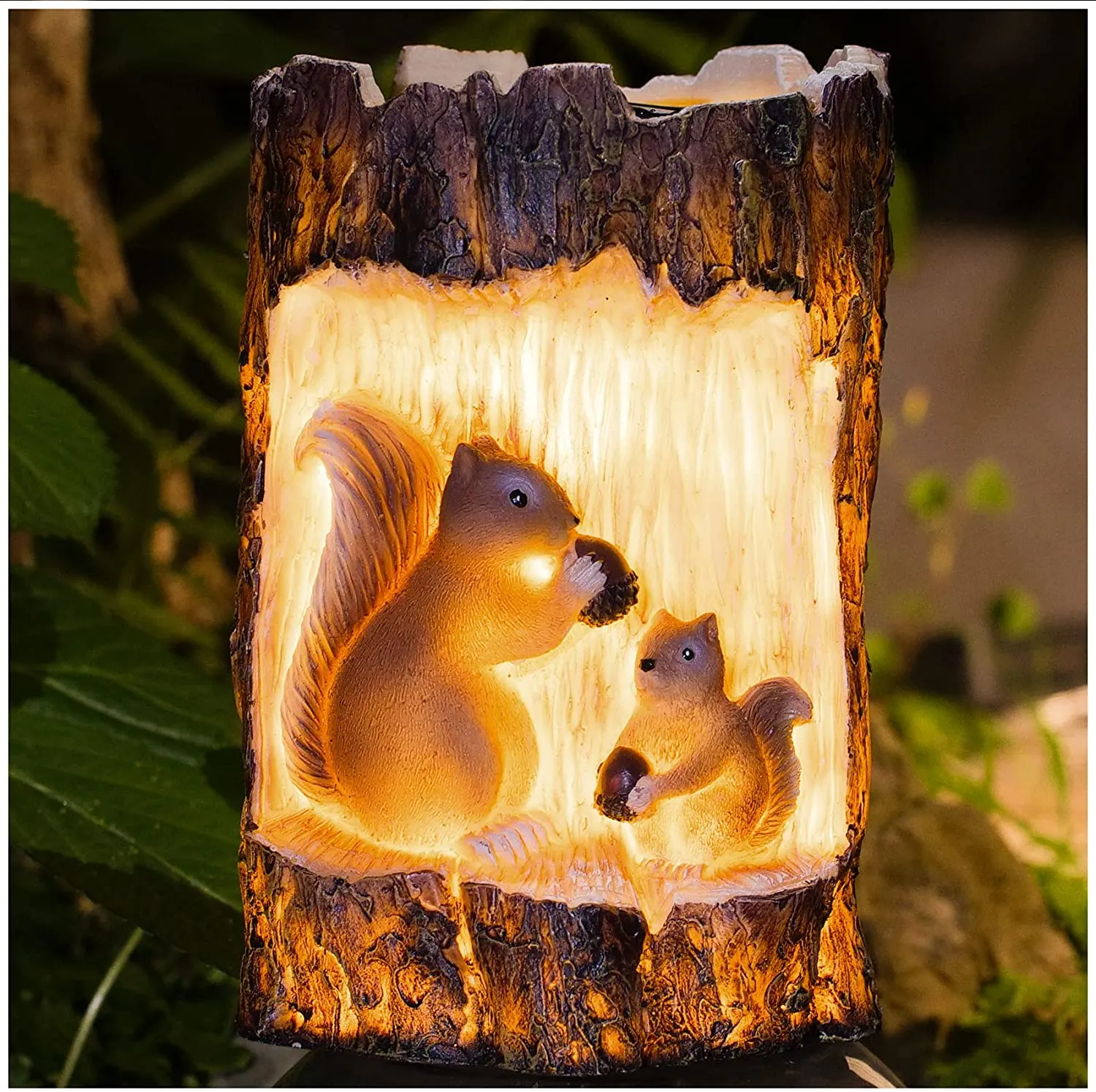 🔥Solar squirrel, eagle animal statue doll lights, garden decorative lights, waterproof lawn decorations
