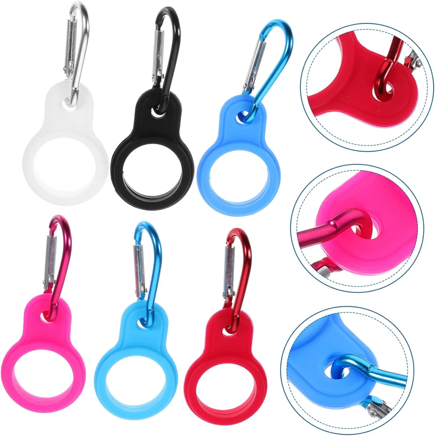 Sosoport Kettle Buckle Water Bottle Leak Proof Water Bottle Lanyard Portable Bottle Holders Ring to Attach Water