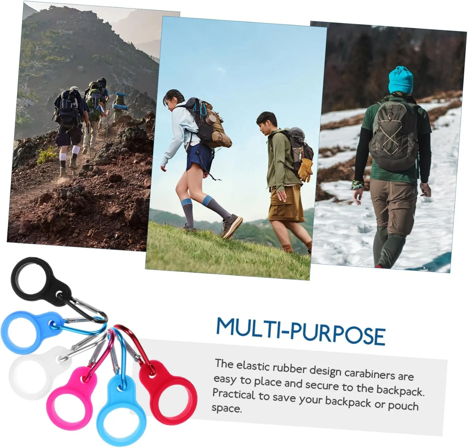 Sosoport Kettle Buckle Water Bottle Leak Proof Water Bottle Lanyard Portable Bottle Holders Ring to Attach Water