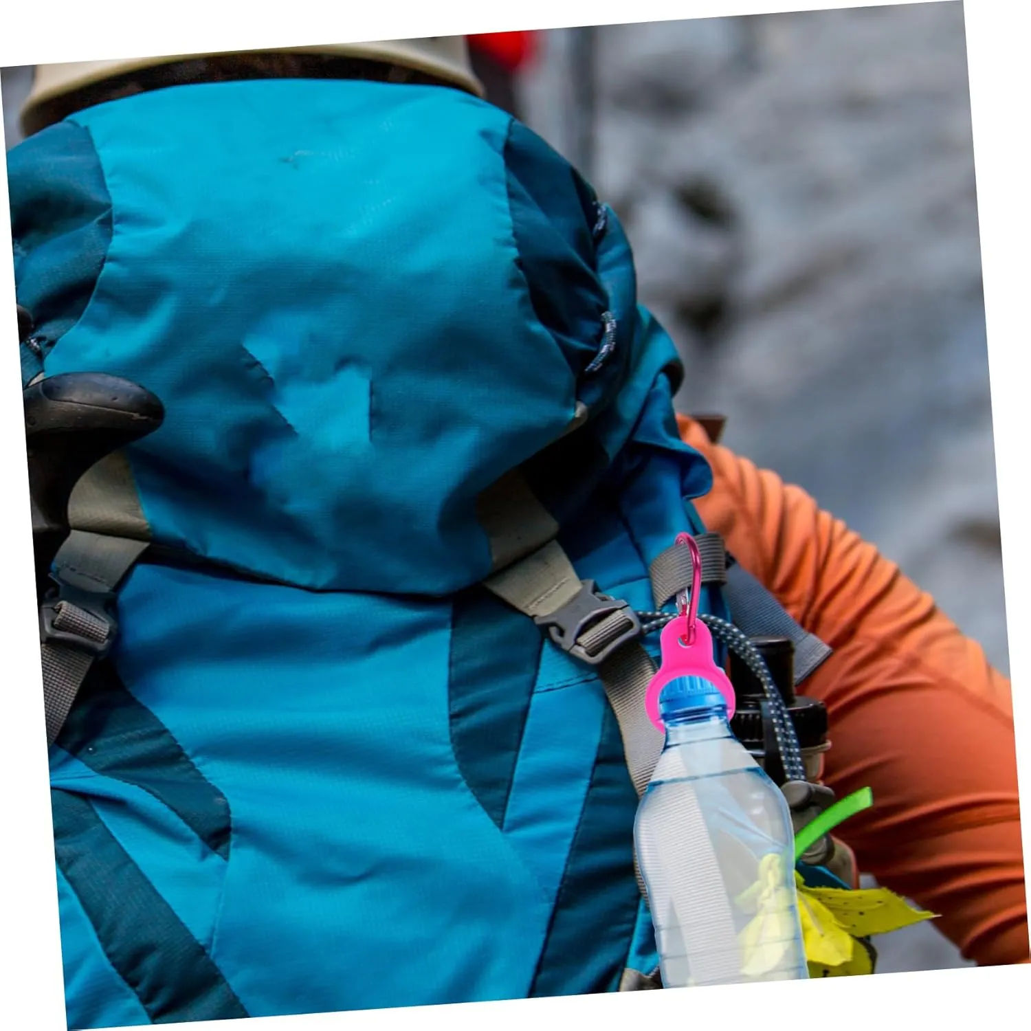 Sosoport Kettle Buckle Water Bottle Leak Proof Water Bottle Lanyard Portable Bottle Holders Ring to Attach Water