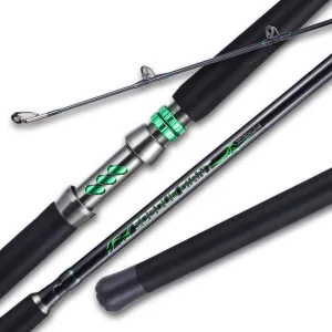 Sougayilang Spinning & Casting Catfish Rod,2 Piece Medium Heavy Portable Travel Catfish Fishing Rod (7'/7'6"/8')