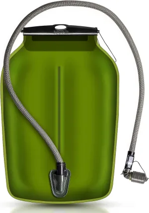 Source Hydration Bladder WLPS Low Profile - 3 Liter (100oz) Water Bladder with High Flow Storm Valve - Featuring All Hydration Technology Advantages