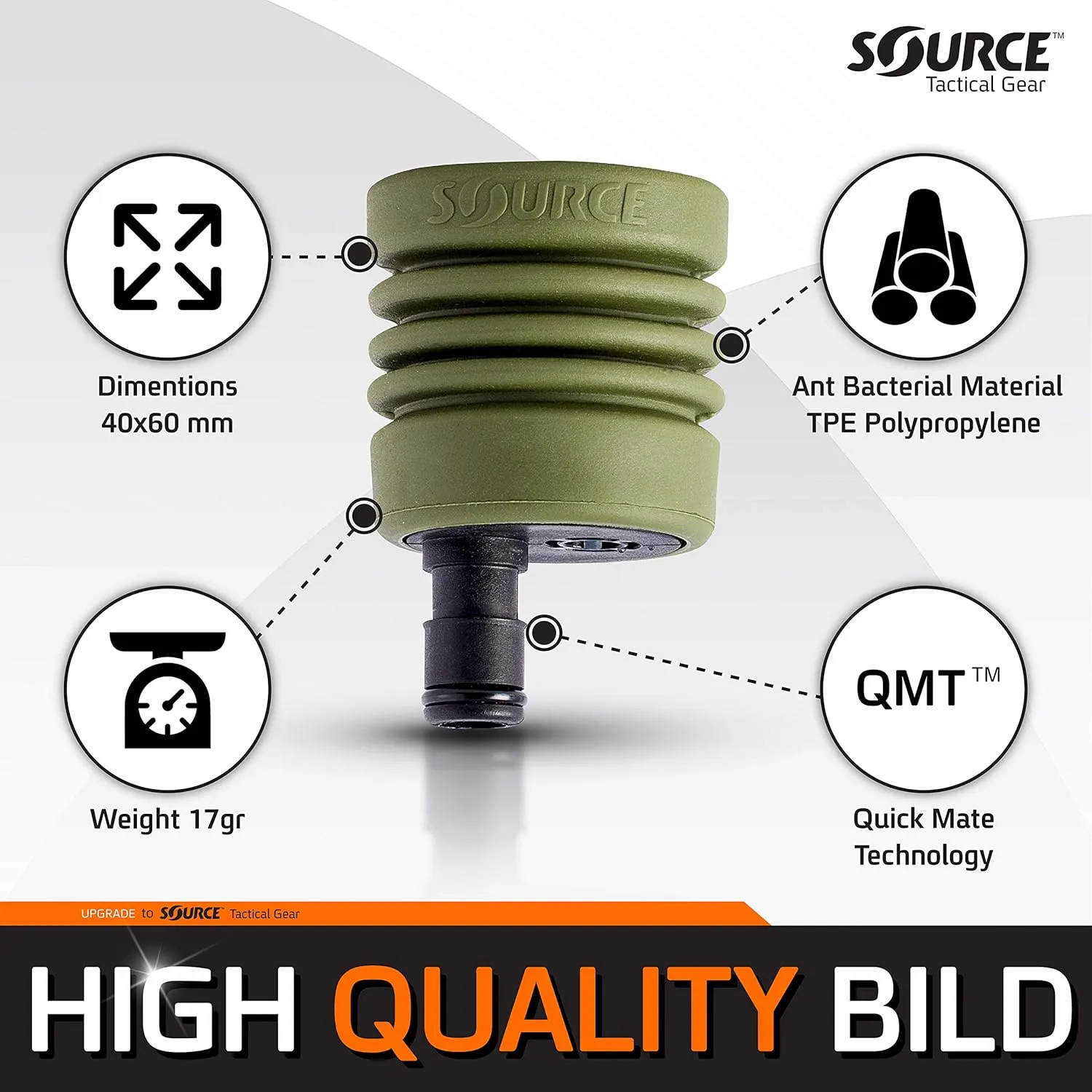 Source Tactical Universal Tube Adapter for Hydration Systems