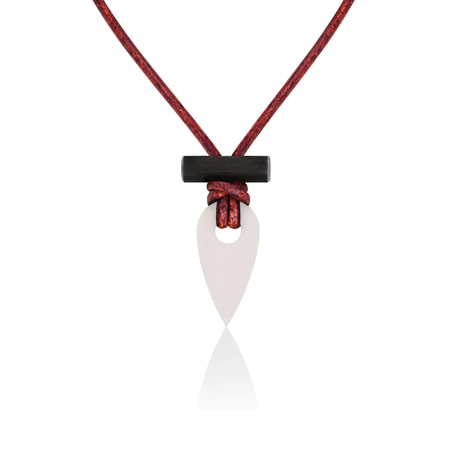 Spark Necklace™ Fire Starter Necklace for Outdoors | Zirconia & Ferrocerium Pendant | Proudly Handcrafted in USA (Zirconia White, Waypoint)