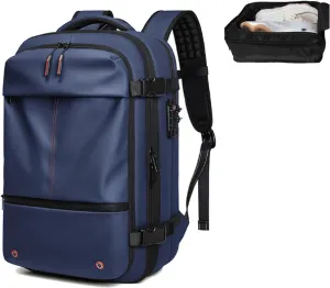 Spence Vac Backpack, Ezy Vac Backpack, Ezyvac Rucksack, Easyvacpack, Vacuum Bag with Anti Theft Lock (Blue)