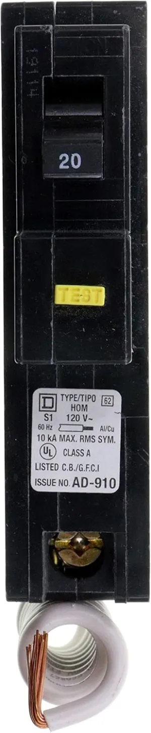 Square D Hom120Gfi Sp-120/240V-20A Cb