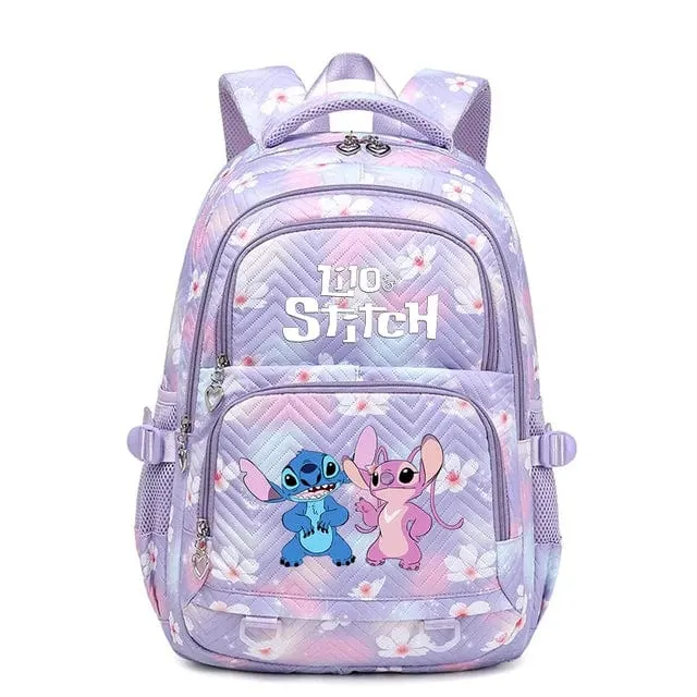 Stitch Backpack Waterproof Schoolbag