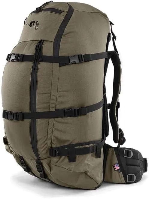 Stone Glacier Col 4800 Pack with Krux Frame, 4800 Cubic Inches, Ranger Medium, Hunting Backpack, 150  lb Load, Made in USA (50106-RG-M)