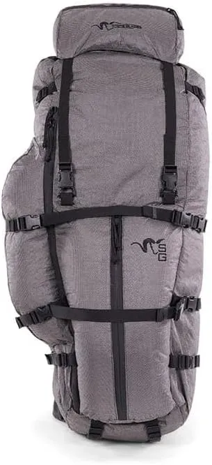 Stone Glacier Terminus 8700 Internal Frame Backpack, 8700 Cubic Inch, Graphite, Ultralight, Waterproof, Made in USA (50103-GT-M)