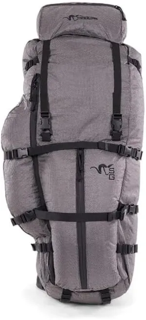 Stone Glacier Terminus 8700 Internal Frame Backpack, 8700 Cubic Inch, Graphite, Ultralight, Waterproof, Made in USA (50103-GT-M)