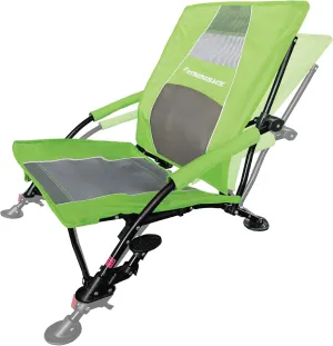 STRONGBACK Beach Chairs - Low Gravity Recliner Portable Beach Chair - with Built-in Lumbar Support, Heavy Duty Folding Beach Chairs, Great for Travel