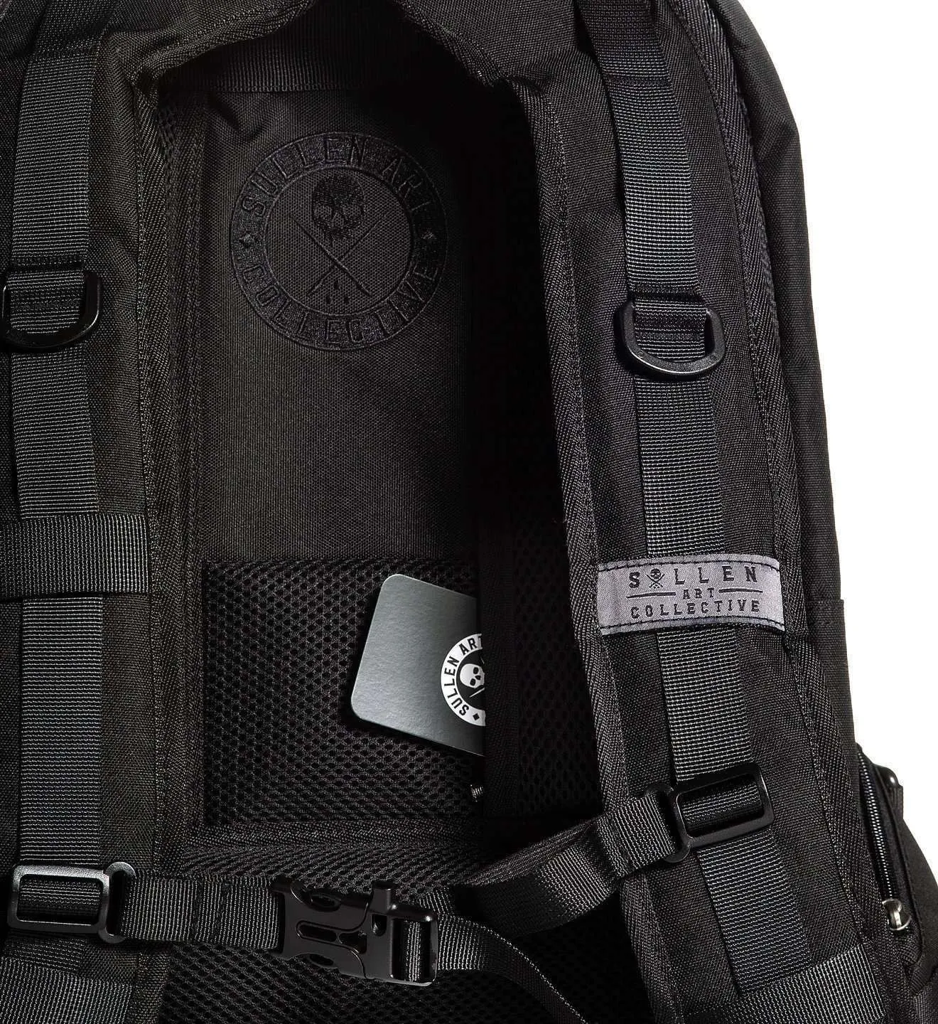 SULLEN CLOTHING BLAQ PAQ TACTICAL BLACK BACKPACK BAG