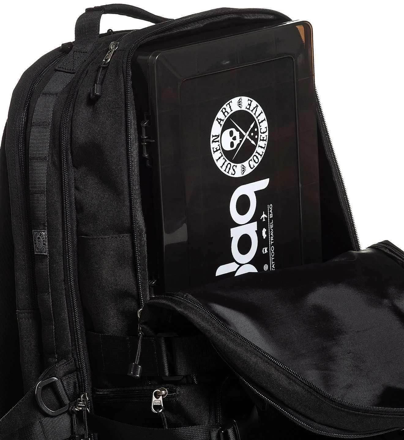 SULLEN CLOTHING BLAQ PAQ TACTICAL BLACK BACKPACK BAG