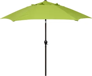 Sunline 9 ft Crank Open Push Tilt Fiberglass Ribs Aluminum Pole Market Patio Umbrella