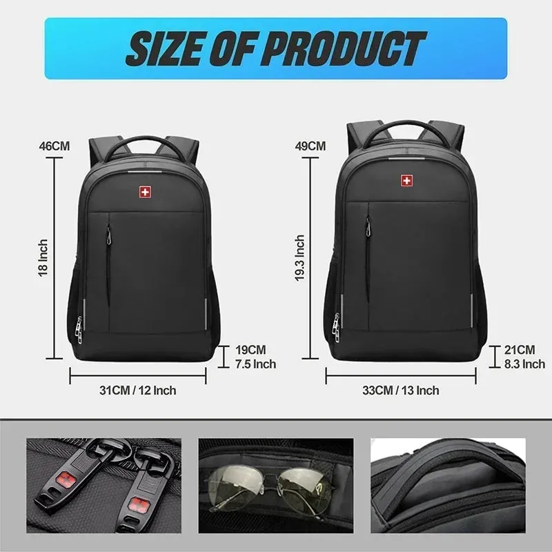 SWISS Military Waterproof Anti-Theft Laptop Backpack