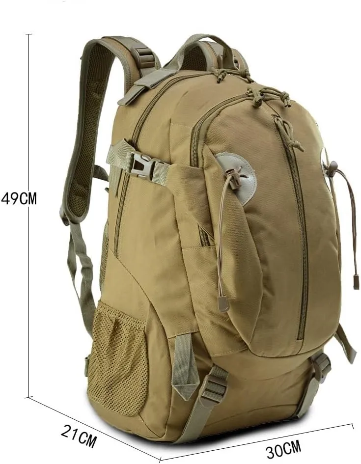 Tactical Backpack Military Molle Hiking 20-35L camouflage tactical hiking mountaineering sports outdoor all-terrain camouflage