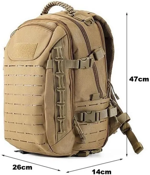 Tactical Backpack Military Molle Hiking 25-40L Tactical trekking bag camouflage travel bag khaki