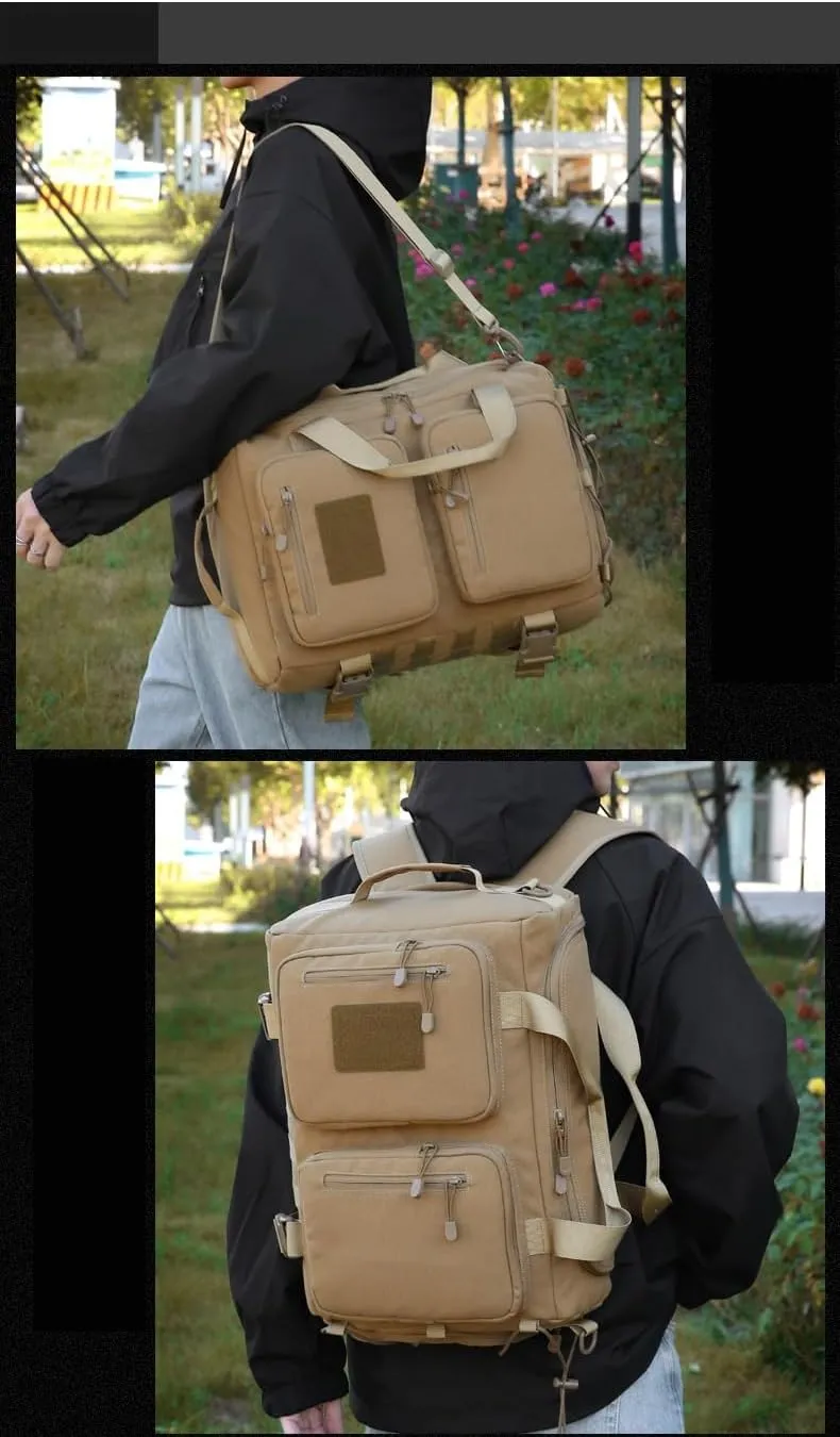 Tactical Backpack Military Molle Hiking 36-55L Triple Purpose Military Fan Outdoor Mountaineering Shoulder Bag Camouflage
