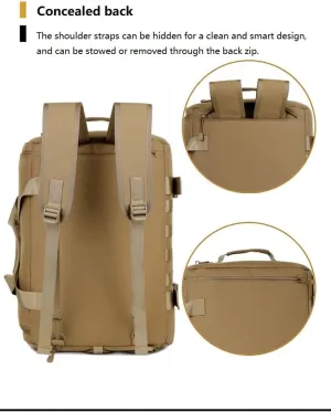 Tactical Backpack Military Molle Hiking 36-55L Triple Purpose Military Fan Outdoor Mountaineering Shoulder Bag Camouflage