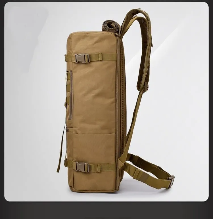 Tactical Backpack Military Molle Hiking Travel outdoor brown