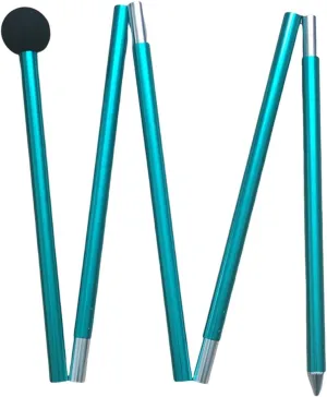 Tarp Pole, Tent Pole Aluminum Alloy,Tent Rod Canopy Rod for Beach Hiking Awning,Outdoor Camping