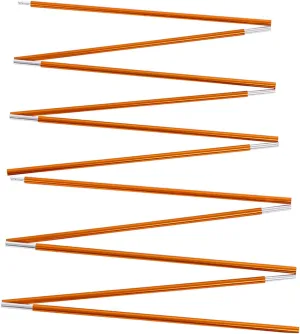 Tent Pole Repair Kit, Replacement Tent Poles Tent Poles Replacement Tent Supporting Rod 2Pcs Aluminium Alloy for Hiking Camping