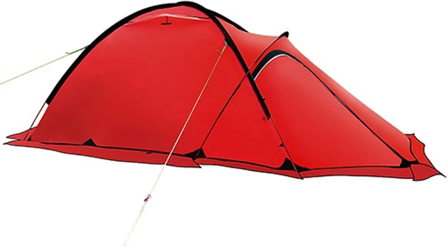 Tents for Camping Winter Alpine Tent Ultralight Waterproof 2 Person 4 Season Outdoor Mountain Camping Safe Reflect Belt Hike Tourist (Color : Yellow), Red