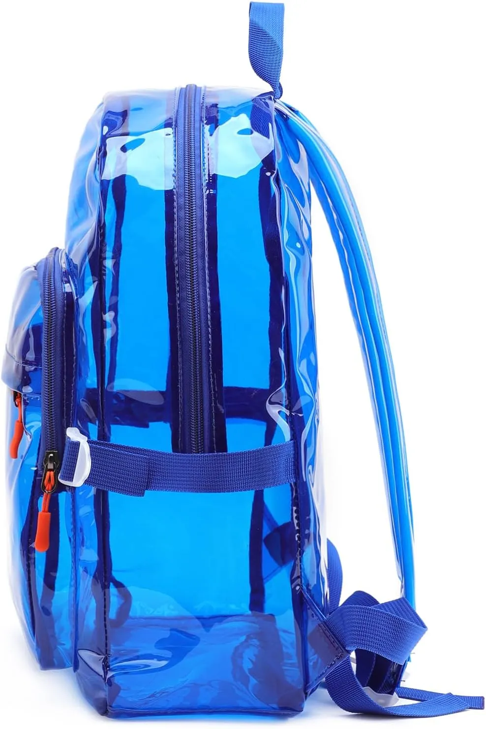 TINYAT Heavy Duty Transparent Clear backpack See Through Large Capacity Clear Bag for college, Concerts, Sports, Travel