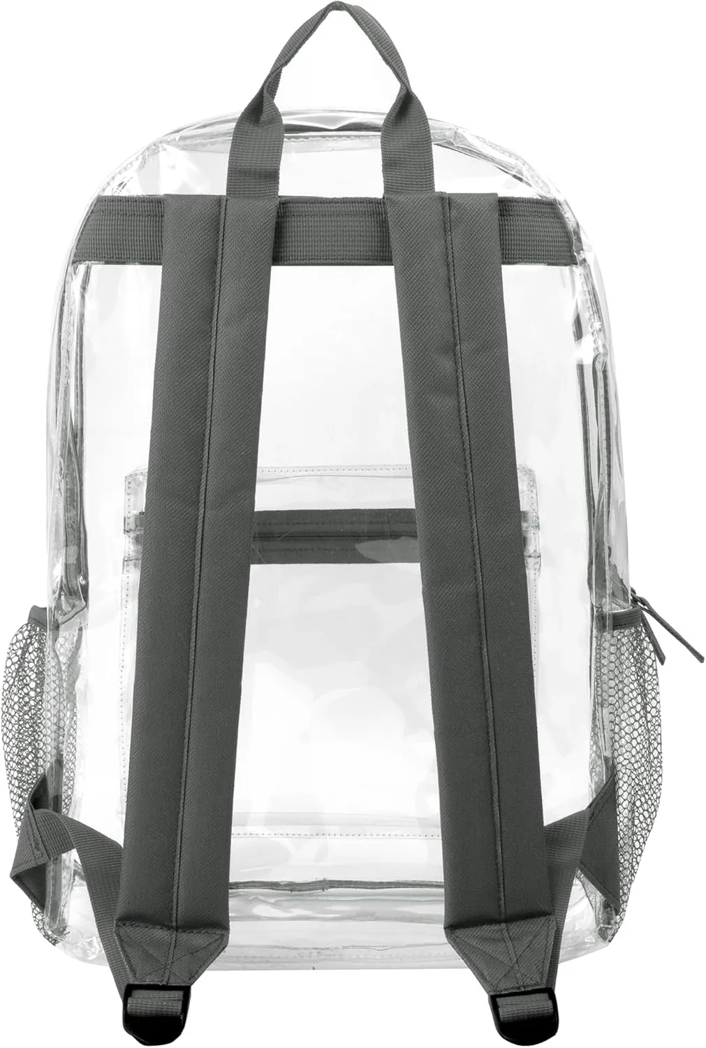 Trail maker Clear Backpack Heavy Duty with Padded Straps, Side Pockets for Kids, Boys, Girls, School, Stadium Approved Events