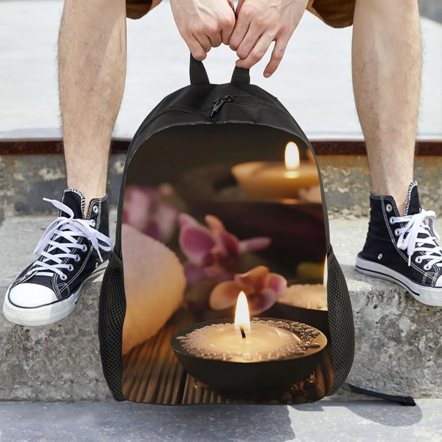 Travel Backpack Spa Candles Carry on Backpack Lightweight Business 16inches Laptop Backpack for Men Women