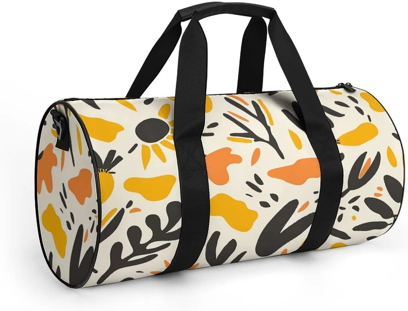 Travel Duffel Bag for Men And Women,Carrots And Sunflowers Waterproof Sports Fitness Bag Portable Travel Duffel Bag