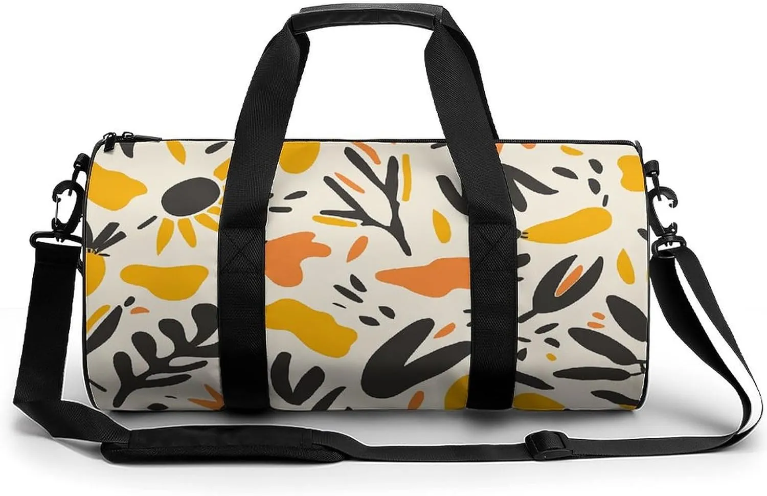 Travel Duffel Bag for Men And Women,Carrots And Sunflowers Waterproof Sports Fitness Bag Portable Travel Duffel Bag