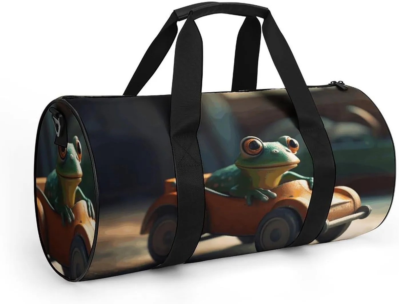 Travel Duffel Bag for Men And Women,Driving Toy Car Waterproof Sports Fitness Bag Portable Travel Duffel Bag