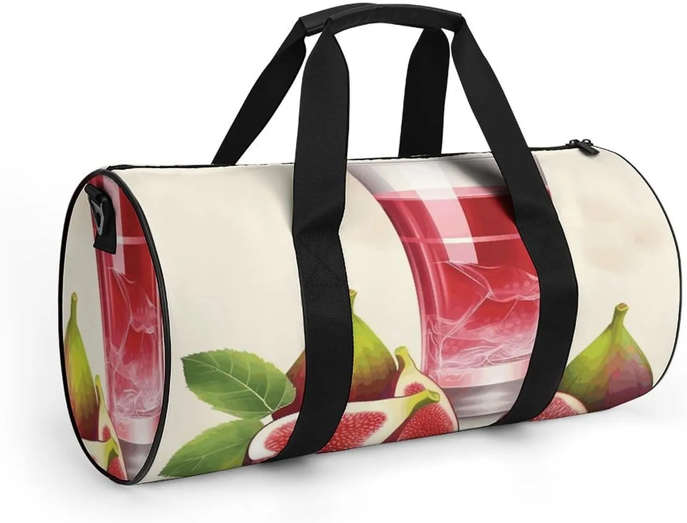 Travel Duffel Bag for Men And Women,Fig Juice Waterproof Sports Fitness Bag Portable Travel Duffel Bag