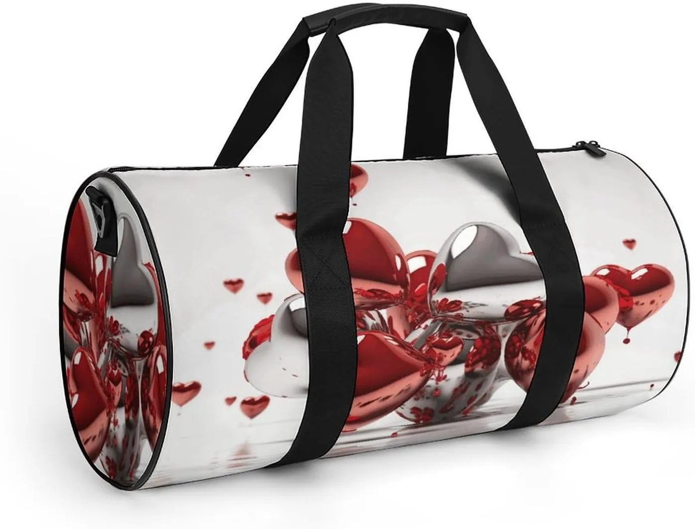 Travel Duffel Bag for Men And Women,Hearts Floating in The Air Waterproof Sports Fitness Bag Portable Travel Duffel Bag