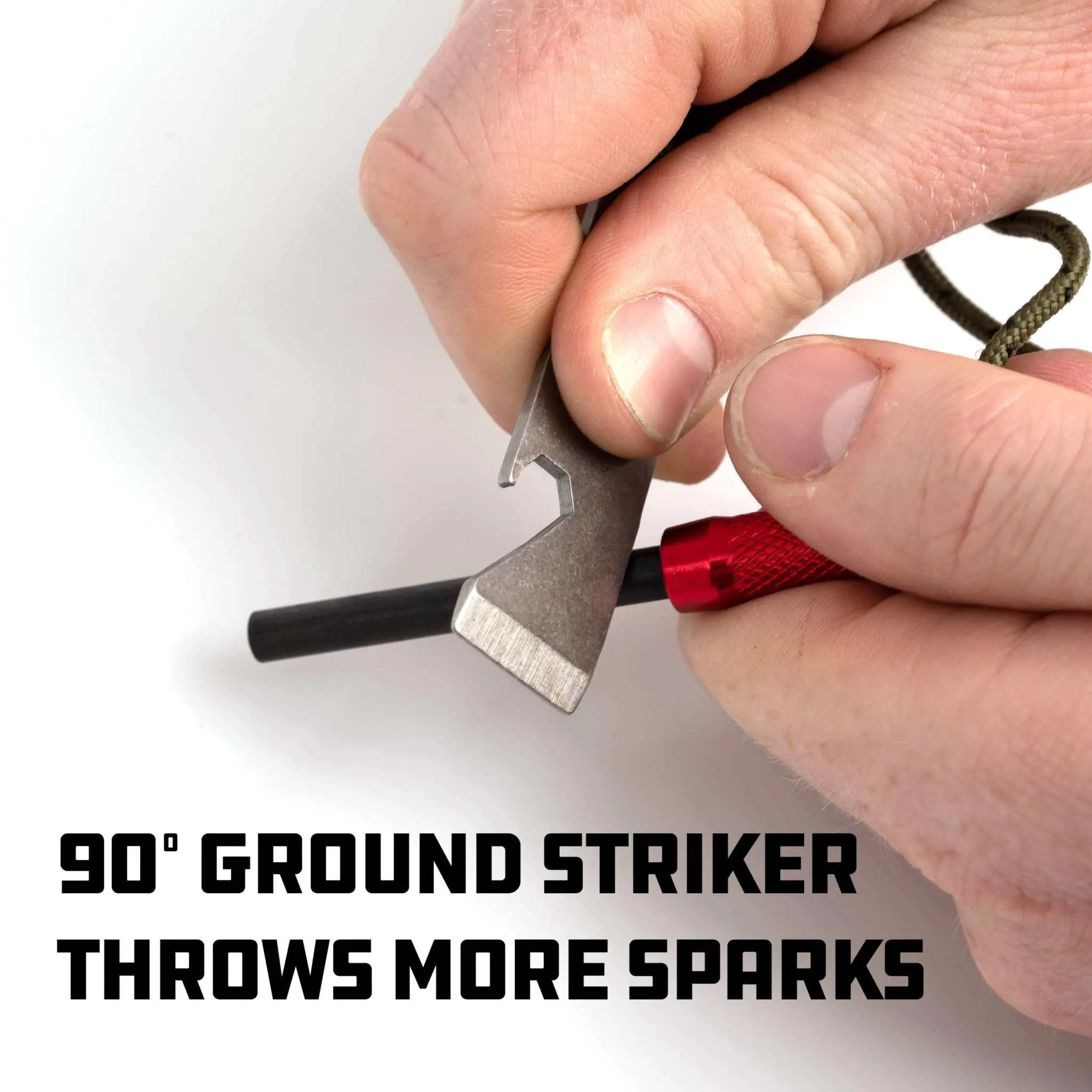 UCO Survival Fire Striker with Tether and Multitool