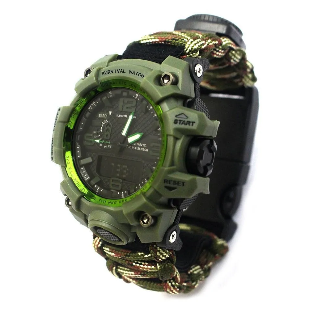 Ultimate Outdoor Survival Essentials Watch
