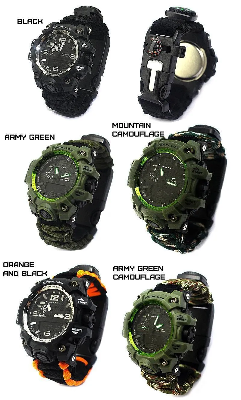 Ultimate Outdoor Survival Essentials Watch