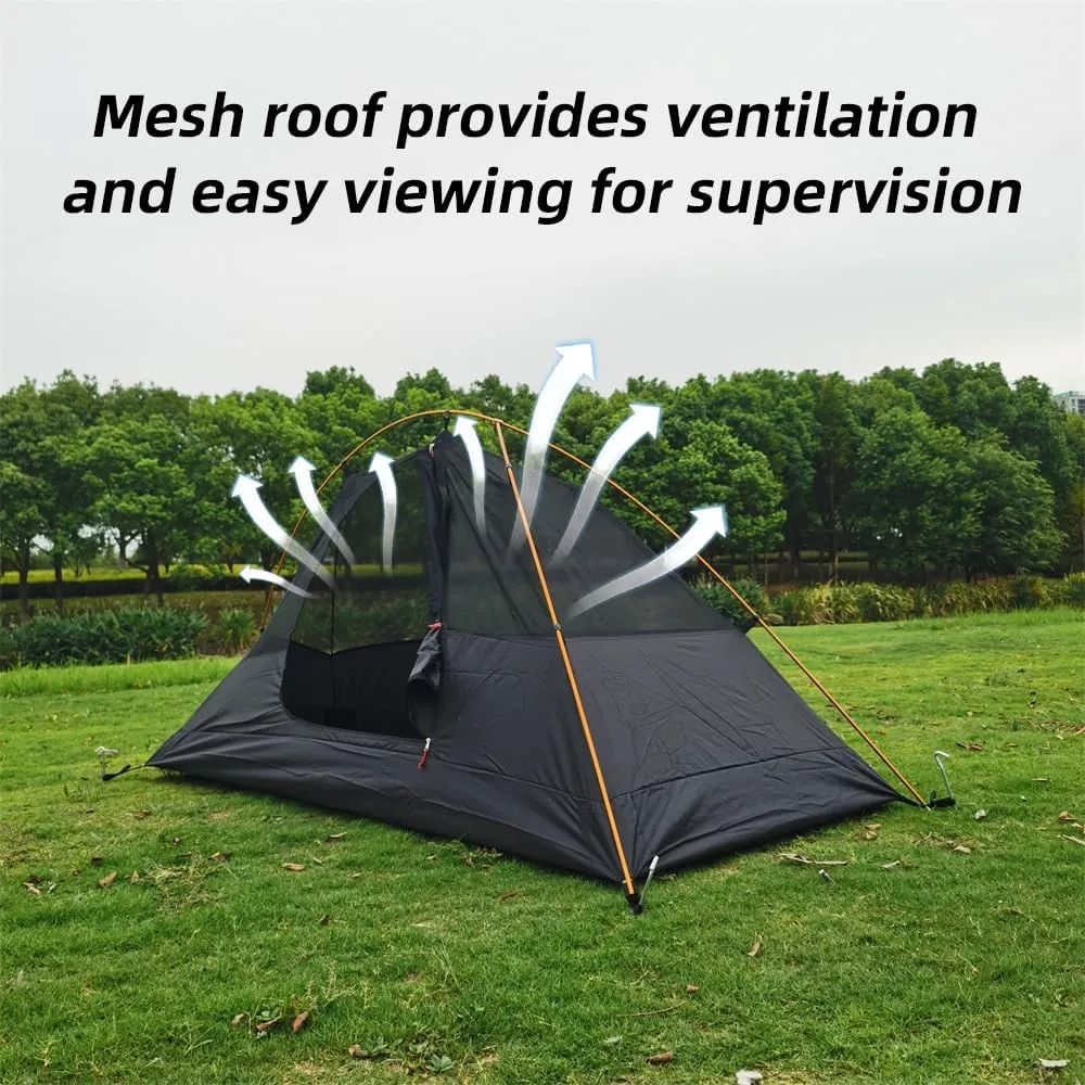 Ultralight Camping Tent 1 Person Aluminum Pole Outdoor Hiking Tent Waterproof Backpacking Tent