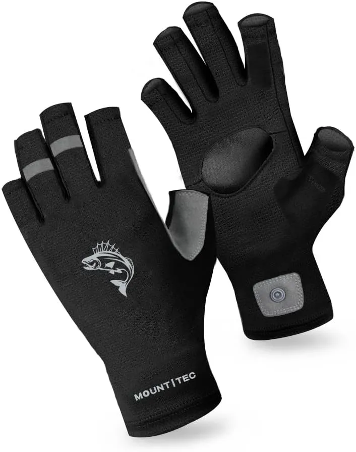 Unisex UV Protective Fingerless Gloves UPF 50  Sun Glove for Outdoor Fishing Cycling Hiking Driving Kayaking