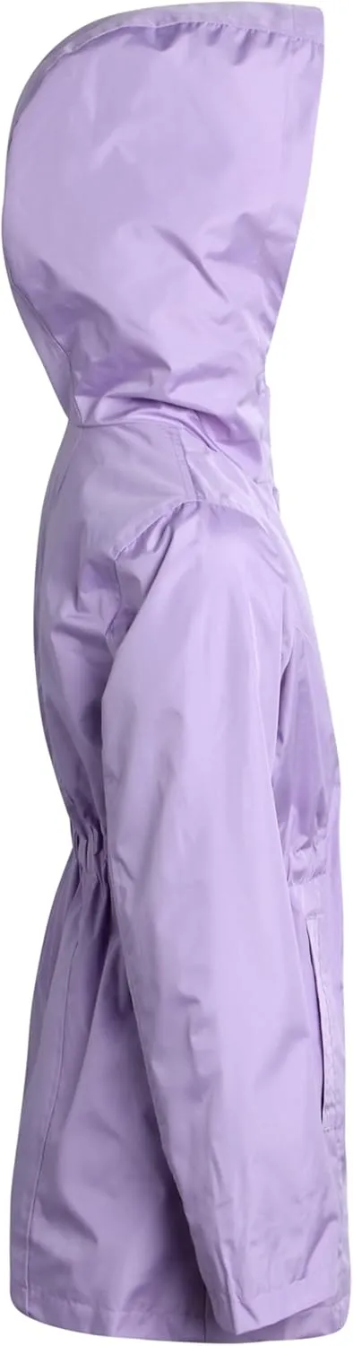 URBAN REPUBLIC Girls Rain Jacket - Lightweight Raincoat for Girls Slicker Shell Windbreaker Hooded Kids Raincoat (Size 7-16)