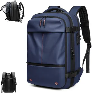 Veloutte Travel Backpack, 2025 Veloussette Prestige Space Bag, 60l Large-Capacity Travel Backpack Expandable with Compression (Blue)