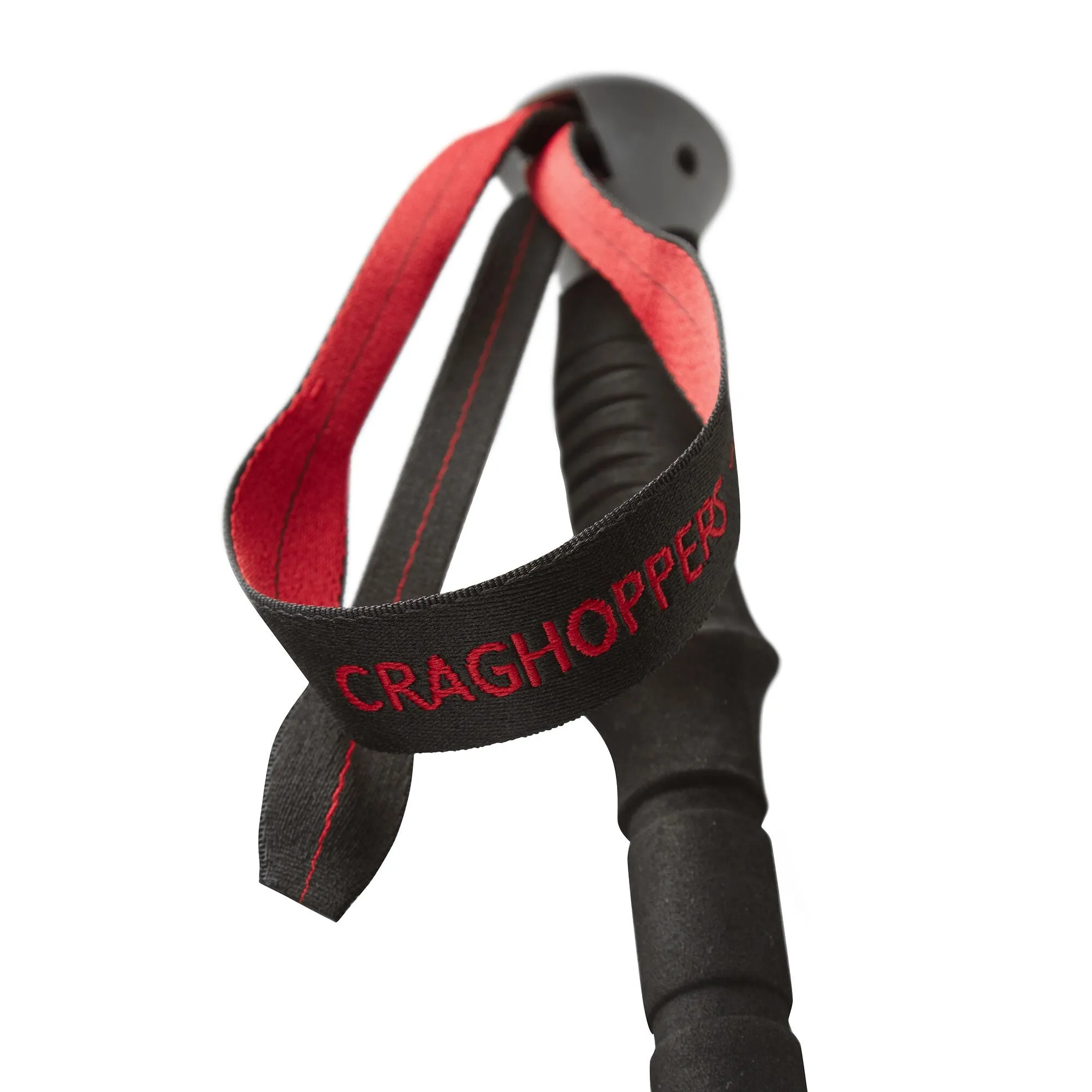 Venture Antishock Walking Poles - Anodised Red/Anodised Grey