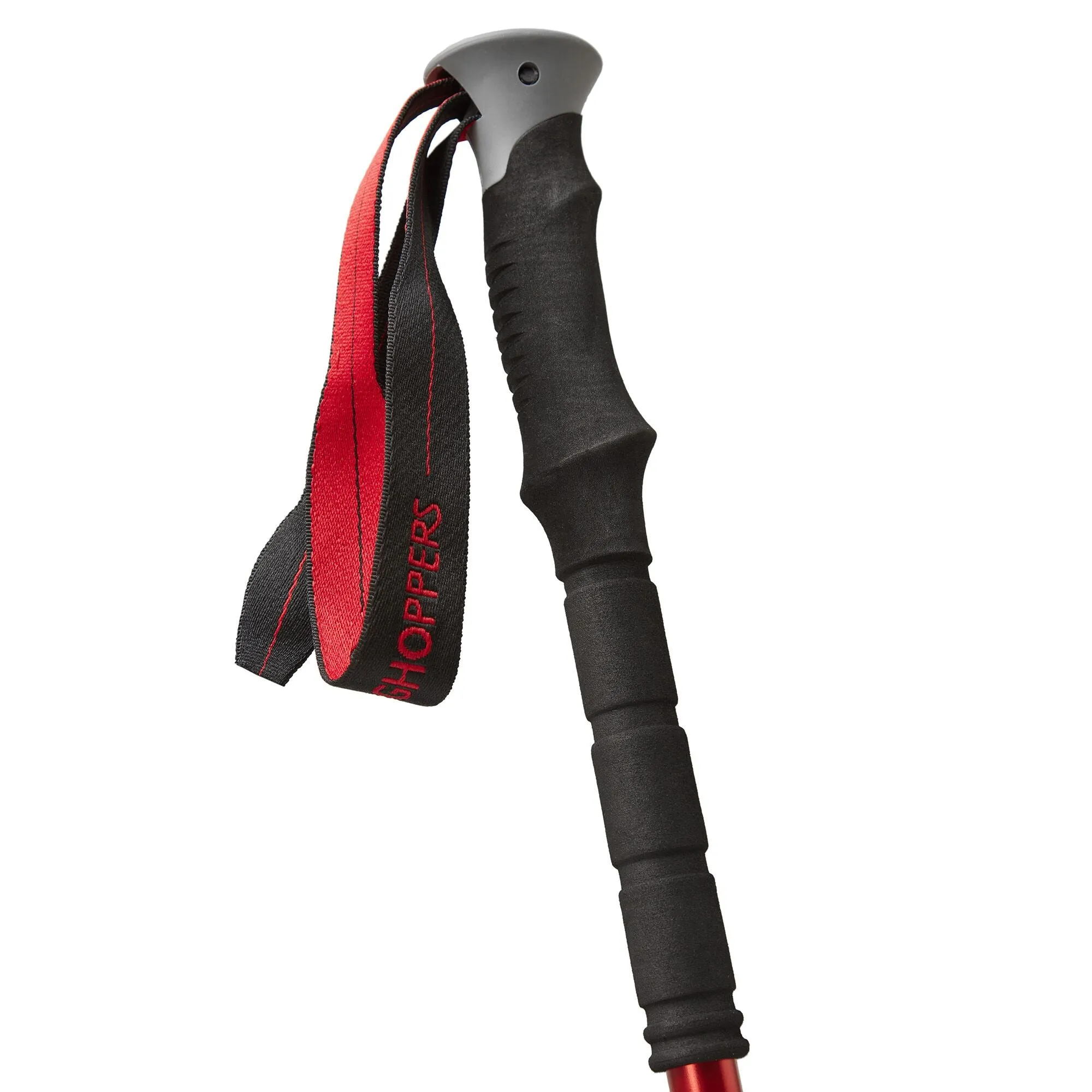 Venture Antishock Walking Poles - Anodised Red/Anodised Grey