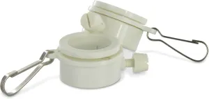 VF VF00000125 Rotating Flag Rings Fasteners, White, 1 Pair (1.25-Inch Flagpole)