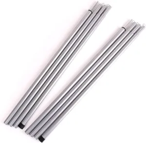 VICASKY 2m Camping Tent Pole Rod 2 Segments Heavy Duty Aluminum Tent Support Accessories for Hiking