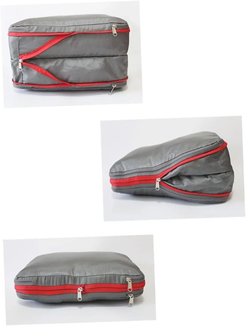 VOSAREA Space-saving Sealed Storage Bag Compression Bag for Clothes Multi-purpose Travel Organizer Large Quilt Pouch for Camping